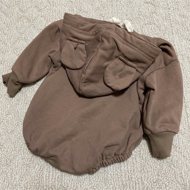 ベビー70　くまさんロンパース　クマロンパース　韓国ベビー服 キッズ/ベビー/マタニティのベビー服(~85cm)(ロンパース)の商品写真