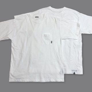 デンハム(DENHAM)のデンハム　パックT　ビッグシルエット　2枚組　ホワイト　M　定価21600円(Tシャツ/カットソー(半袖/袖なし))