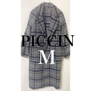 ピッチン(PICCIN)のPICCIN クラシカルチェック柄ロングコート定価23100円(ロングコート)