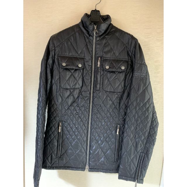 美品】バブアー Barbour キルティング ジャケット ブルゾン ブラック