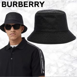 BURBERRY - 【BURBERRY】モノグラムジャカード バケットハットの通販