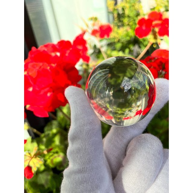 鑑別書付】上質 水晶玉 水晶球 天然水晶 クリスタルボール 開運 50mm 鑑別書付】上質 水晶玉 水晶球 天然水晶 クリスタルボール 開運 50mm