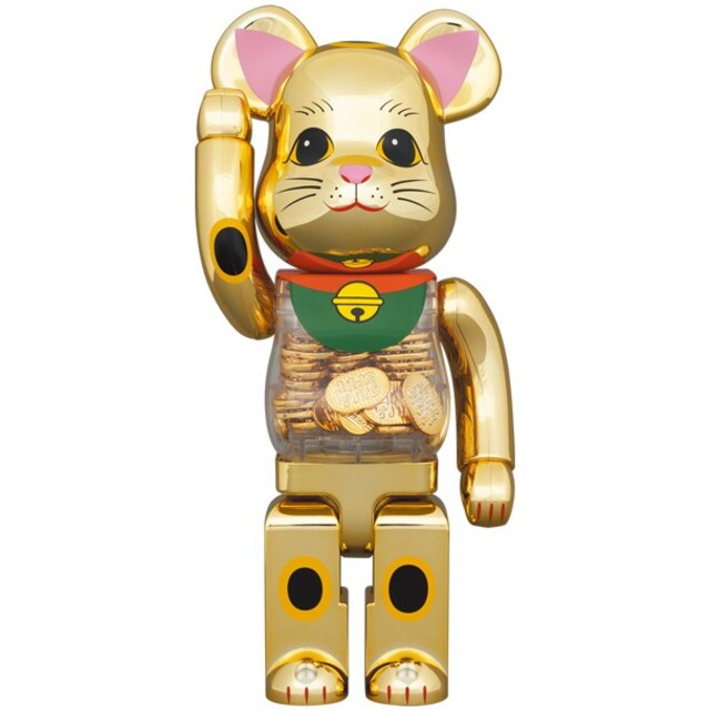 フィギュアBE@RBRICK 招き猫 小判 1000％