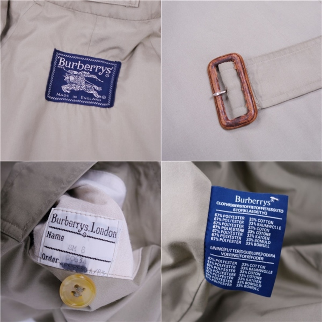 BURBERRY - 美品 Vintage バーバリー Burberrys コート 一枚袖 BURBERRY - 美品 Vintage バーバリー Burberrys コート 一枚袖