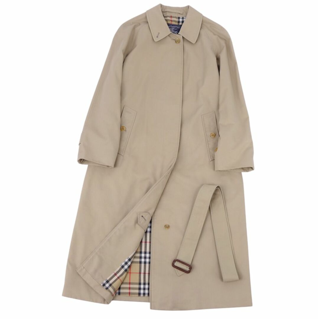 BURBERRY(バーバリー)のVintage バーバリー Burberrys コート 英国製 ベルト付き ステンカラーコート バルマカーンコート アウター レディース 6(S相当) ベージュ レディースのジャケット/アウター(その他)の商品写真