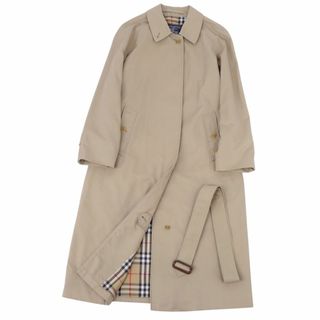 バーバリー(BURBERRY)のVintage バーバリー Burberrys コート 英国製 ベルト付き ステンカラーコート バルマカーンコート アウター レディース 6(S相当) ベージュ(その他)