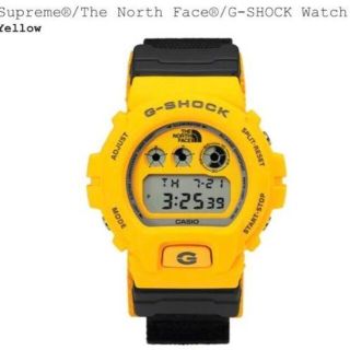 シュプリーム(Supreme)のSupreme The North Face G-SHOCK yellow(腕時計(デジタル))