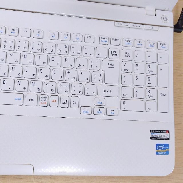 18✨美品✨動作良好✨大容量HDD750GB✨カメラ✨設定済ノートパソコン本体白 - 3