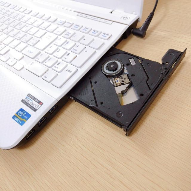 18✨美品✨動作良好✨大容量HDD750GB✨カメラ✨設定済ノートパソコン本体白 - 5