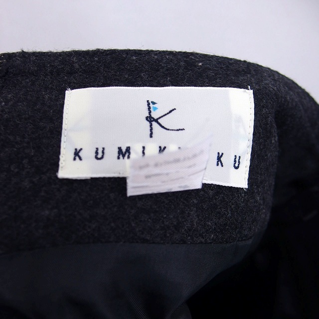 kumikyoku（組曲）(クミキョク)のクミキョク 組曲 KUMIKYOKU 台形 スカート ミニ 総柄 ベルト レディースのスカート(ミニスカート)の商品写真