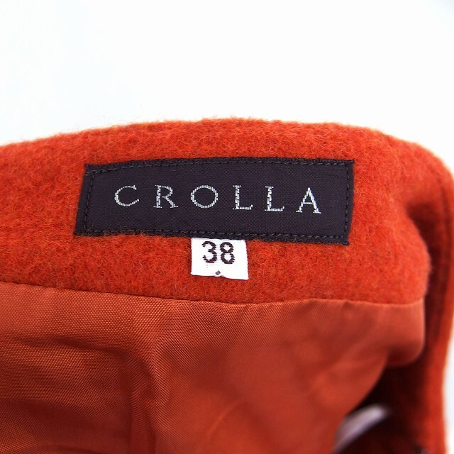 CROLLA(クローラ)のクローラ crolla フレア スカート プリーツ 膝丈 無地 シンプル レディースのスカート(ひざ丈スカート)の商品写真