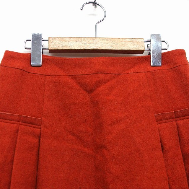 CROLLA(クローラ)のクローラ crolla フレア スカート プリーツ 膝丈 無地 シンプル レディースのスカート(ひざ丈スカート)の商品写真