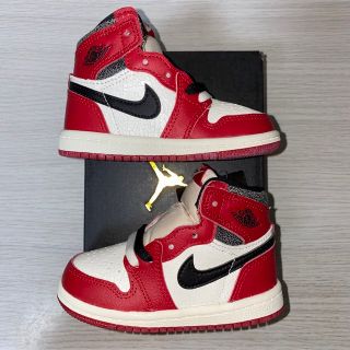 ジョーダン(Jordan Brand（NIKE）)の新品 ナイキ TD エアジョーダン1 ハイ OG シカゴ 12cm aj1(スニーカー)