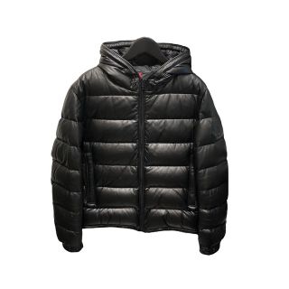 モンクレール(MONCLER)のモンクレール MONCLER ダウンジャケット レザー  ダウンジャケ【中古】(ダウンジャケット)