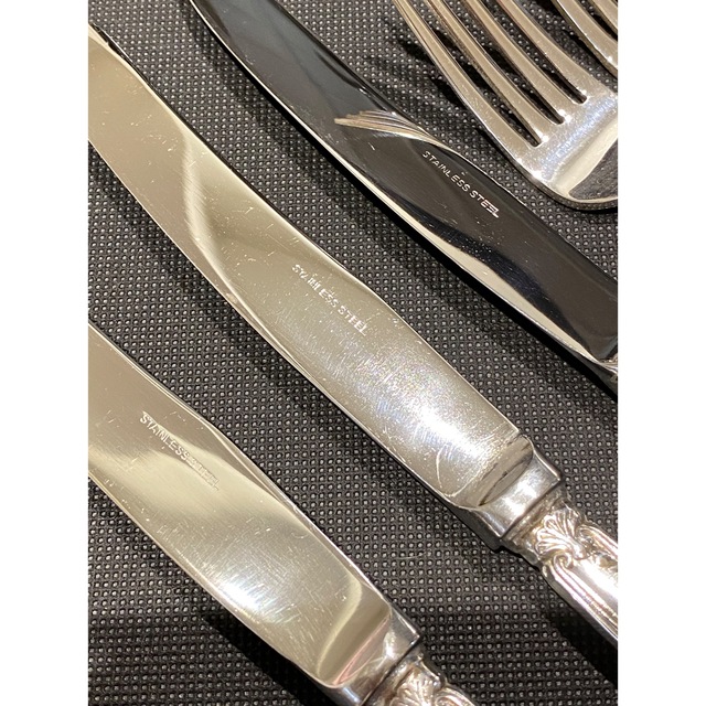 銀製品 ナイフ・フォーク・スプーン・ティースプーン4種3セット