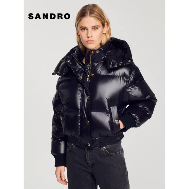 Sandro - ❤️Sandro22 秋冬新作新品 黒、ピンク、ブルー ダウン