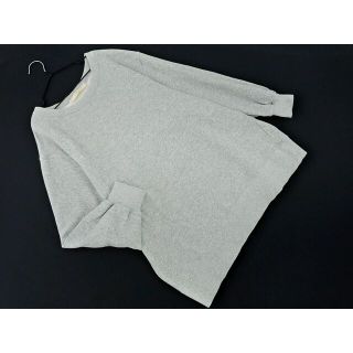 カージュ(Khaju)のKhaju カージュ 裏毛 スウェット トレーナー グレー ◇■ レディース(トレーナー/スウェット)