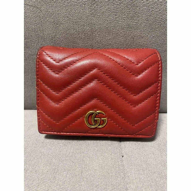 Gucci(グッチ)の【GUCCI】カードケース GGマーモント レディースのファッション小物(名刺入れ/定期入れ)の商品写真