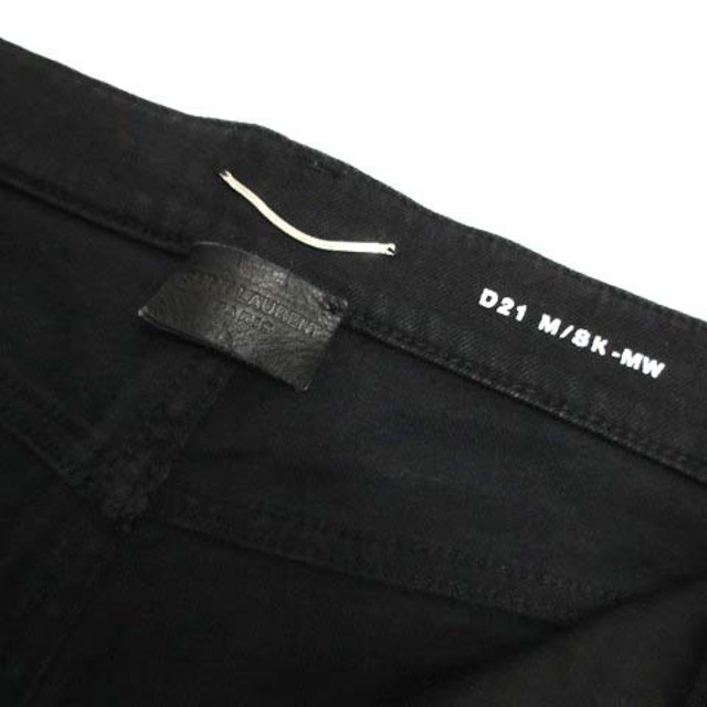 Saint Laurent(サンローラン)のサンローラン パリ スキニー デニム パンツ ストレッチ ジーンズ ブラック メンズのパンツ(デニム/ジーンズ)の商品写真