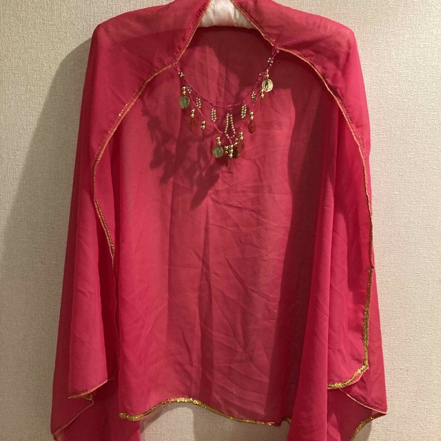 アラジン　コスプレ　衣装　ピンク エンタメ/ホビーのコスプレ(衣装)の商品写真