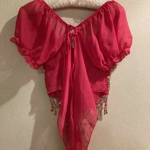アラジン　コスプレ　衣装　ピンク エンタメ/ホビーのコスプレ(衣装)の商品写真