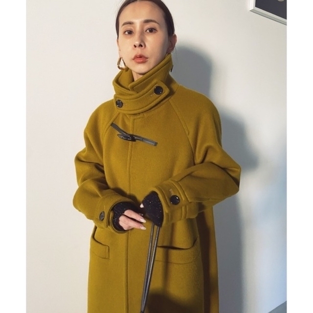 ダッフルコートAMERI 2WAY COLLAR DUFFLE COAT