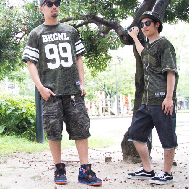 Back Channel】ghostlion camo mesh shirt - シャツ