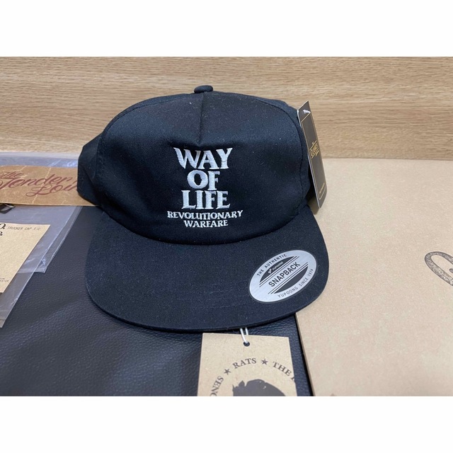 RATS - RATS ラッツ WAY OF LIFE CAP キャップ 黒 木村拓哉長瀬智也の