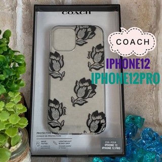 コーチ Coach iPhone12/12 PRO ケース デザートチューリップ(iPhoneケース)