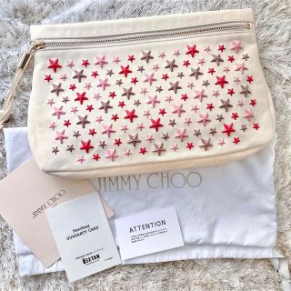 JIMMY CHOO - 新品同様 ジミーチュウ ゼナ クラッチバッグ ゴールド