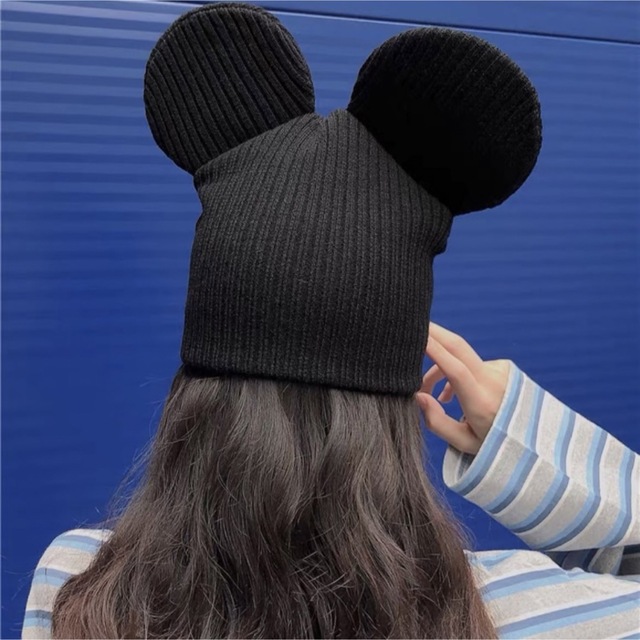 極美品 GUCCI Disney ニット帽 ウールジャカード ミッキー スター-