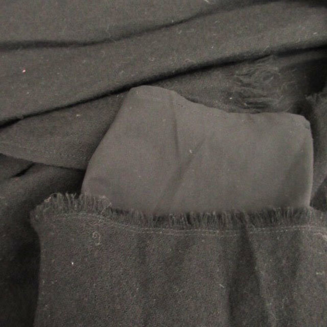FRAY I.D(フレイアイディー)のフレイアイディー フレアスカート ロング丈 カットオフ ウール 1 黒 ブラック レディースのスカート(ロングスカート)の商品写真