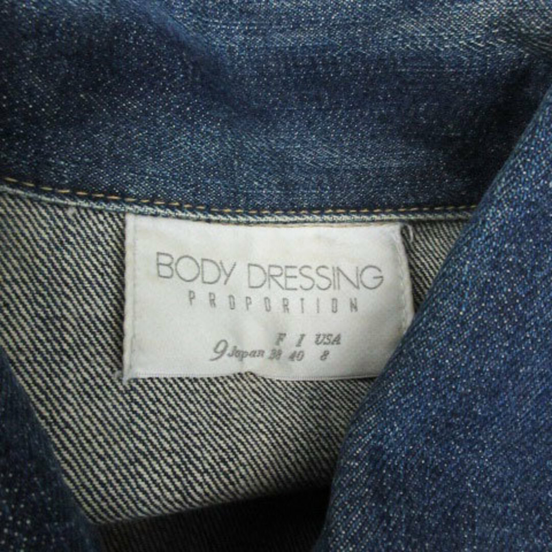 PROPORTION BODY DRESSING(プロポーションボディドレッシング)のプロポーション ボディドレッシング デニムジャケット Gジャン 9 紺 レディースのジャケット/アウター(Gジャン/デニムジャケット)の商品写真