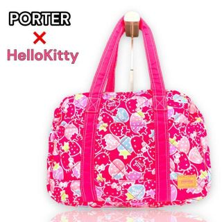 PORTER ポーター キティちゃん ピンク ボストンバッグ トートバッグ