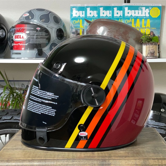 US BELL BULLITT ベル ブリット リバーブ ブラック&レッド/XL | mdh