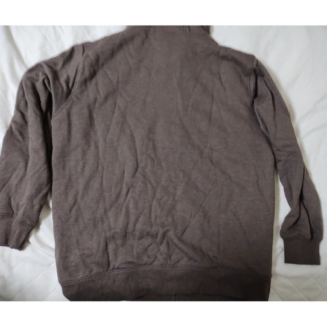 UNIQLO(ユニクロ)の廃番品　ユニクロ　ボアスウェットフルジップパーカ　37 BROWN　XL メンズのトップス(パーカー)の商品写真