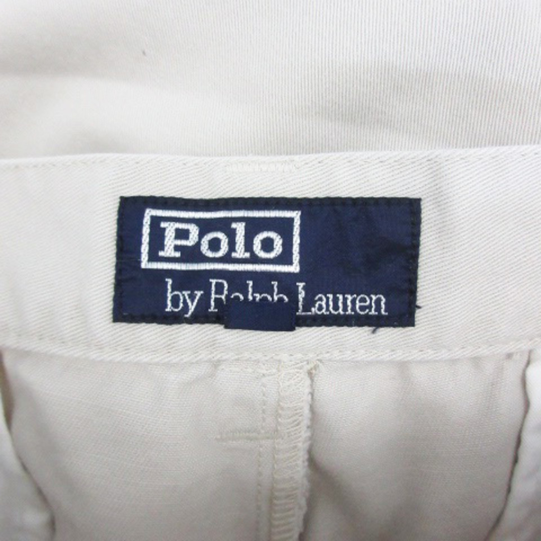 POLO RALPH LAUREN(ポロラルフローレン)のポロ バイ ラルフローレン テーパードパンツ アンクル丈 31 ベージュ メンズのパンツ(スラックス)の商品写真