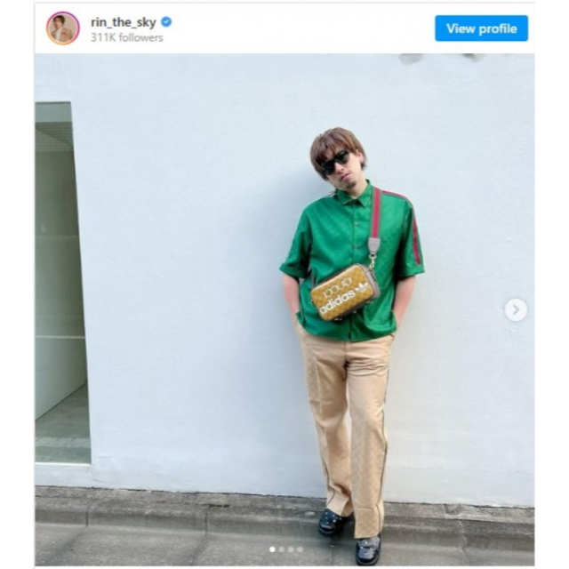 GUCCI - adidas x Gucci スモール ショルダーバッグ アディダス GUCCI - adidas x Gucci スモール ショルダーバッグ アディダス