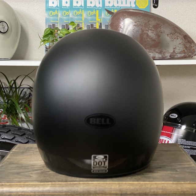 BELL(ベル)の新品☆US BELL moto-3 ベル モト3 復刻版 マットブラック/M 自動車/バイクのバイク(ヘルメット/シールド)の商品写真