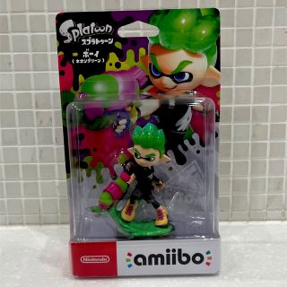 ニンテンドウ(任天堂)のスプラトゥーン amiibo アミーボ　Splatoon ボーイ　ネオングリーン(アニメ/ゲーム)