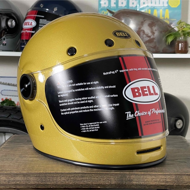 円高還元 BELL - ☆US BELL BULLITT ベル ブリット ゴールドフレーク/L