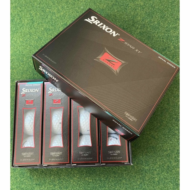 Srixon(スリクソン)のZ-STAR XV 1ダース 未使用新品 日本版 ロイヤルグリーン ゼットスター スポーツ/アウトドアのゴルフ(その他)の商品写真