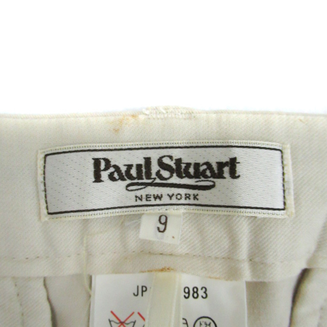 Paul Stuart(ポールスチュアート)のポールスチュアート スラックスパンツ ロング丈 9AR アイボリー レディースのパンツ(その他)の商品写真
