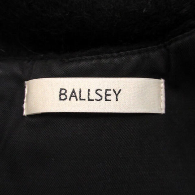 Ballsey(ボールジィ)のボールジー トゥモローランド ニット セーター 七分袖 ラウンドネック 38 黒 レディースのトップス(ニット/セーター)の商品写真