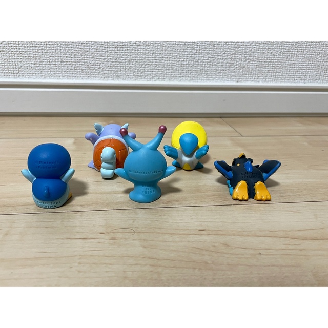 ポケモン - ポケモン指人形 キメわざポケモンキッズ みずタイプ5点