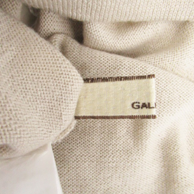 GALLARDA GALANTE(ガリャルダガランテ)のガリャルダガランテ ニット カットソー 長袖 切替 ウール F ベージュ レディースのトップス(ニット/セーター)の商品写真