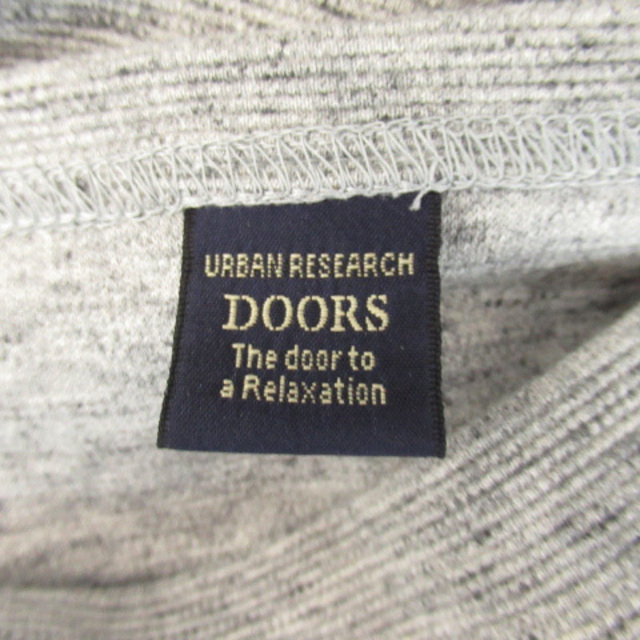 URBAN RESEARCH DOORS(アーバンリサーチドアーズ)のアーバンリサーチ ドアーズ ワンピース ひざ丈 七分袖 ボートネック 無地 F レディースのワンピース(ひざ丈ワンピース)の商品写真