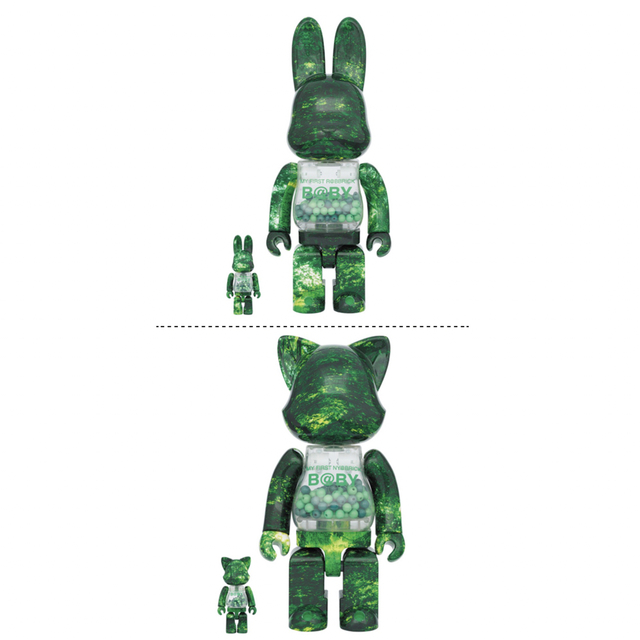 MEDICOM TOY(メディコムトイ)のMY FIRST NY@BRICK R@BBRICK FOREST GREEN エンタメ/ホビーのフィギュア(その他)の商品写真