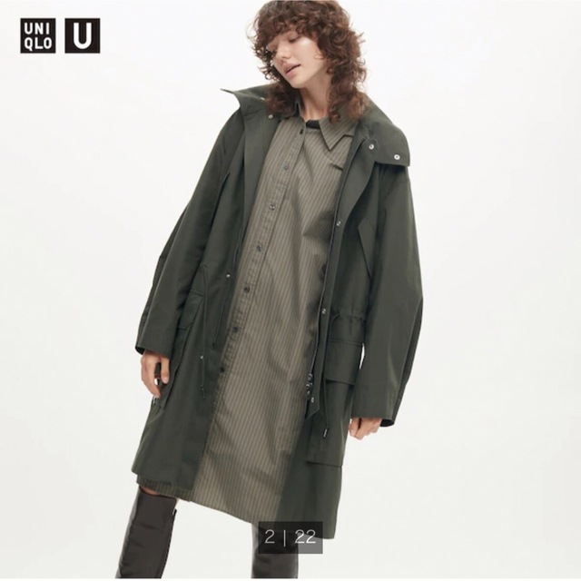 UNIQLO(ユニクロ)のUNIQLO U フーデッドコート　XXL メンズのジャケット/アウター(モッズコート)の商品写真