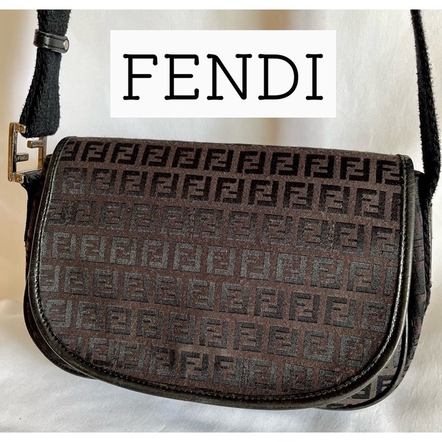 フェンディ　ズッキーノ柄　ハンドバッグ　FENDI